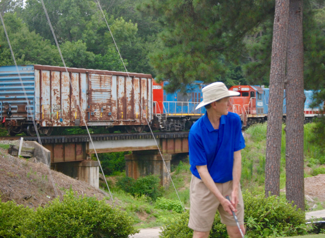 Brook Valley train and Dr. Bob