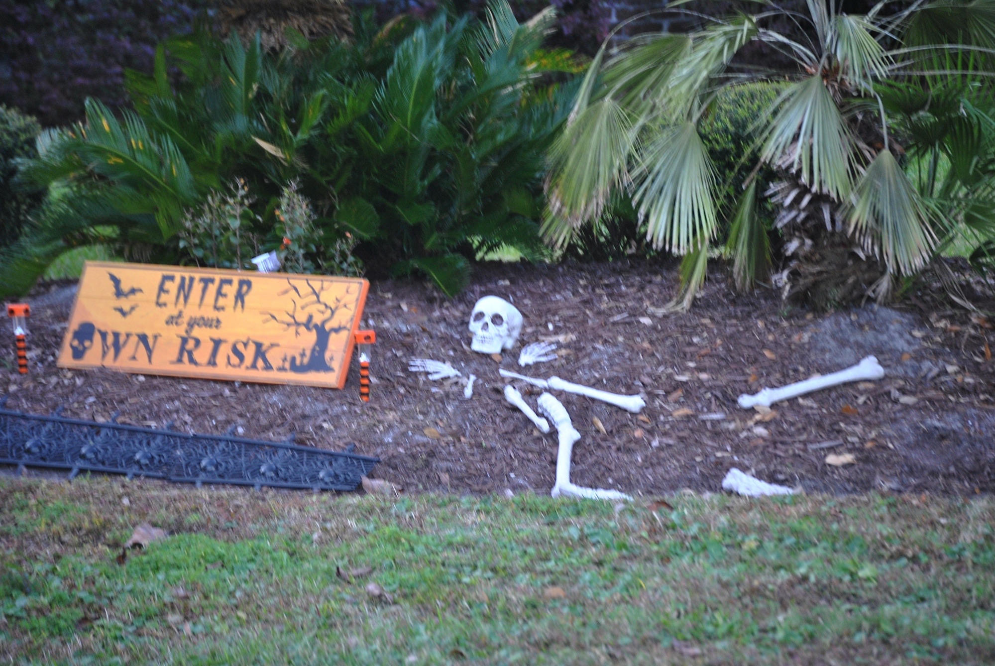 Scary round of golf