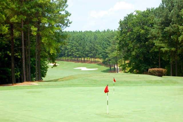 Cobblestone from practice green