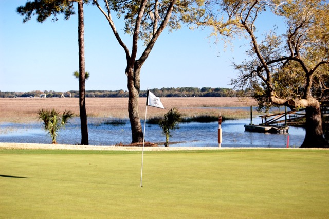 Dataw Island green on marsh