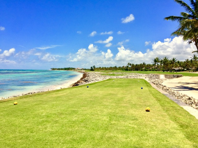 La Cana Golf Club hole by the sea