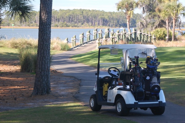 Landings golf cart