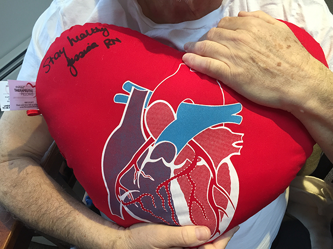 heart pillow