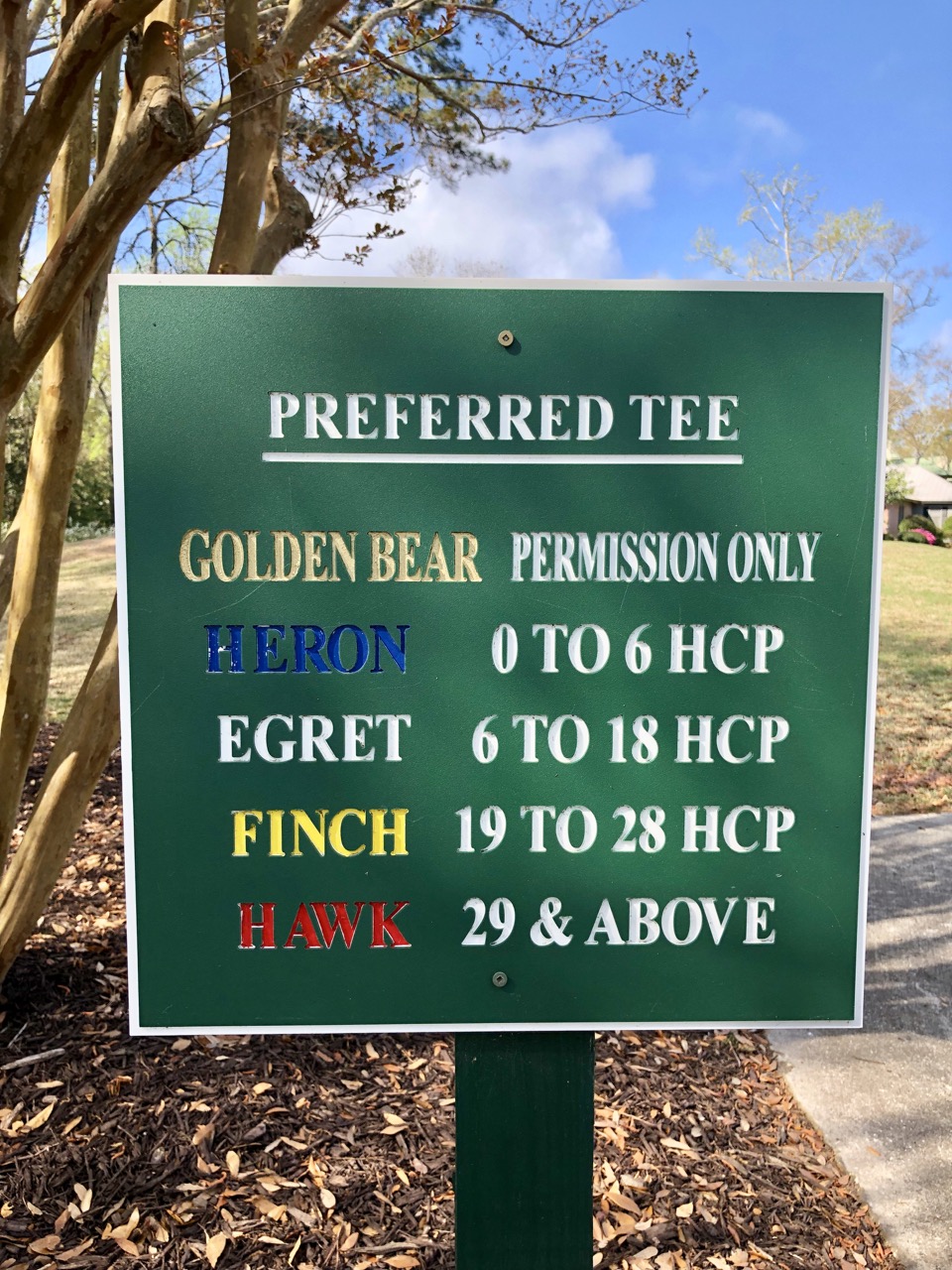 PawleysPreferred tee sign