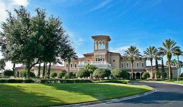 The clubhouse at Lakewood Ranch near Sarasota, FL