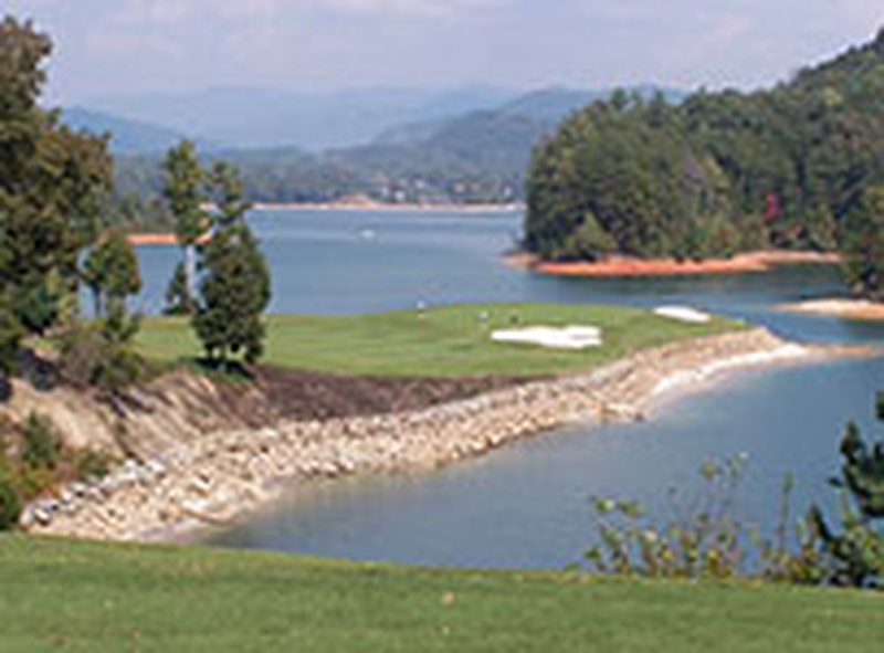 Cliffs at Keowee Vineyard, 17th hole Sunset, SC