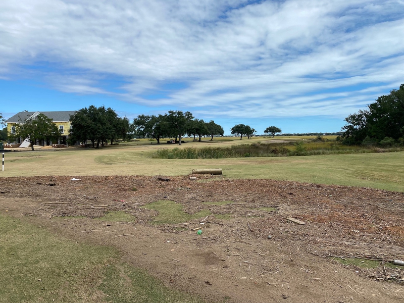 Pawleys 16 fairway debris